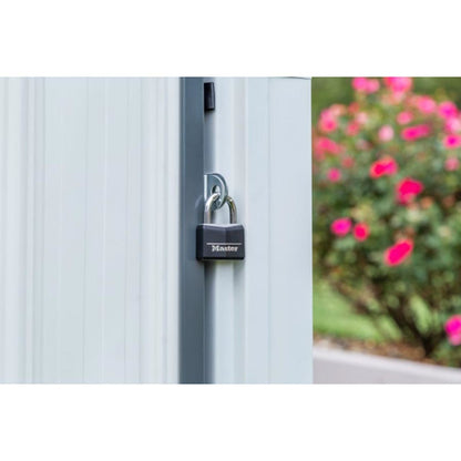 Galvanized Steel  6 x 4 Storage Shed-in-a-Box - Charcoal