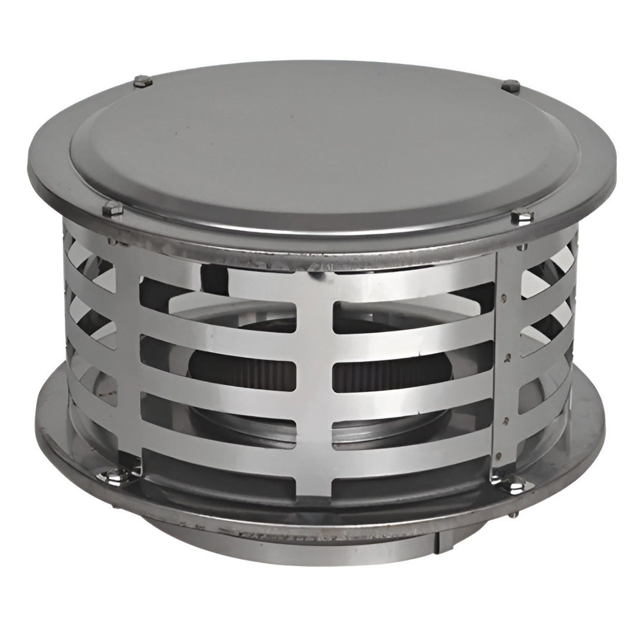 6" Ventis 430 Stainless Steel Class-A All Fuel Chimney Standard Rain Cap - VA-C06