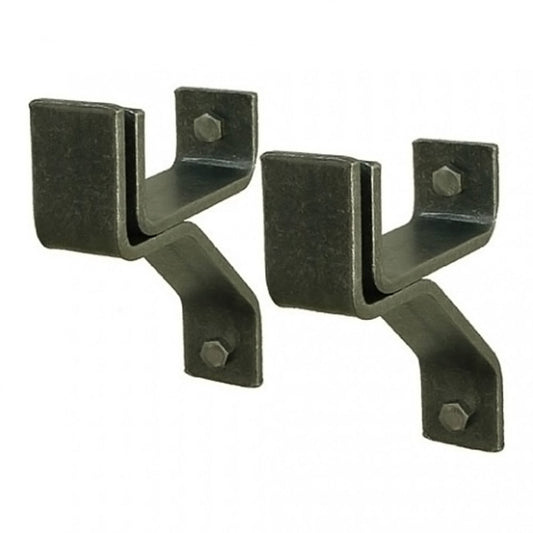8" Wall Brackets-Hammered Steel