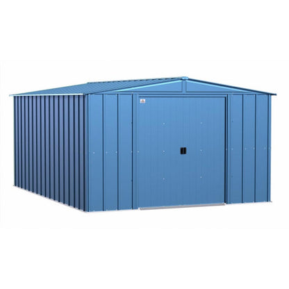 Arrow Classic Steel Storage Shed  10 x 14 -  Blue Gray