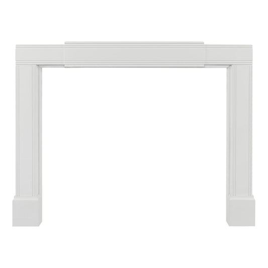 Adjustable Emory Surround by Pearl Mantels - White