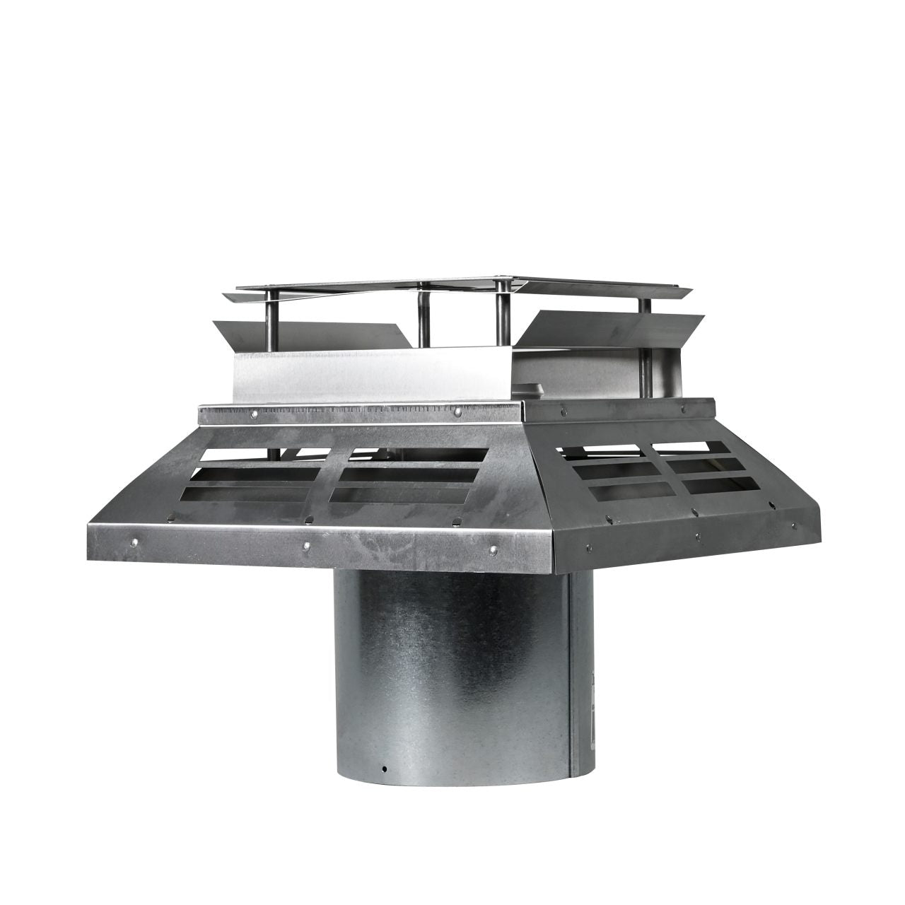 4" x 6 5/8" DirectVent Pro Aluminum Square Horizontal Termination Cap - 46DVA-HC