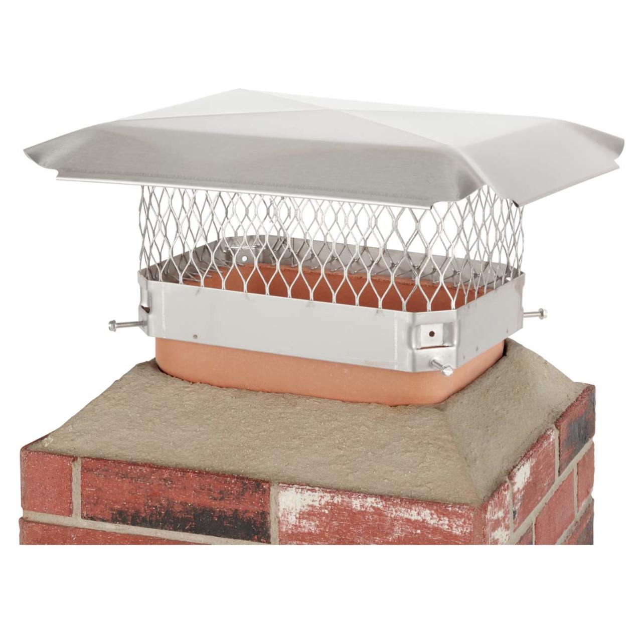 9" x 13" Hy-C Stainless Steel Chimney Cap