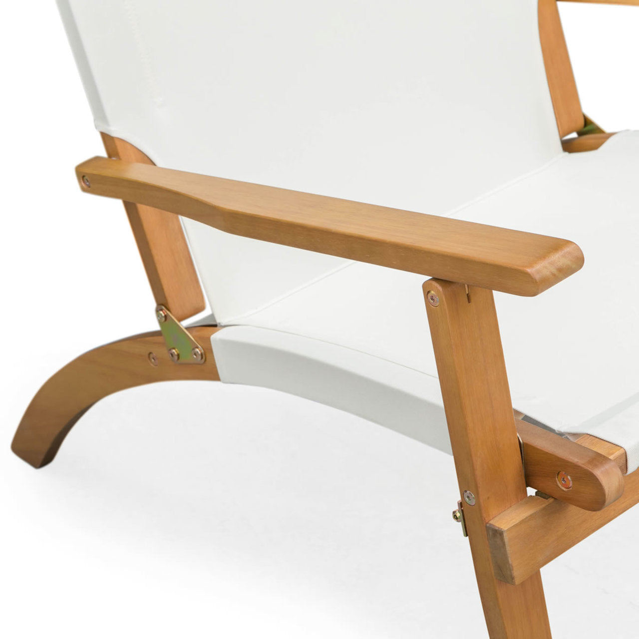 Fire Sense Walker Outdoor Wooden Folding Lounge Chair - 63750