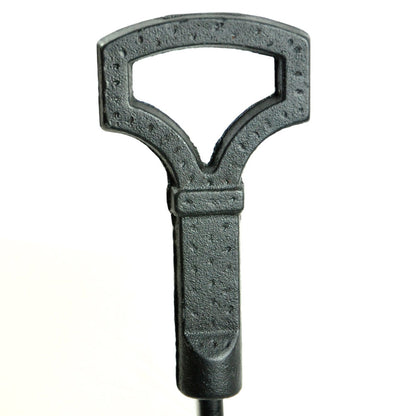 37" Poker With Key Handle - Black