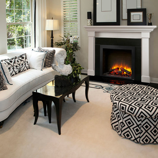SimpliFire 30" Built-In Traditional Electric Fireplace - SF-BI30-EB