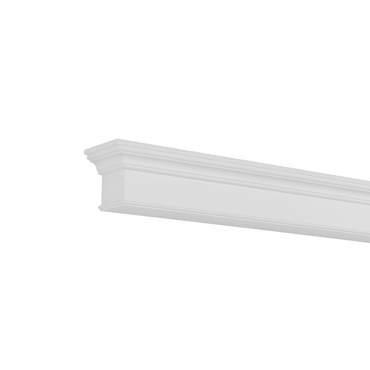 60" Henry MDF Fireplace Shelf by Pearl Mantels - White Paint Finish