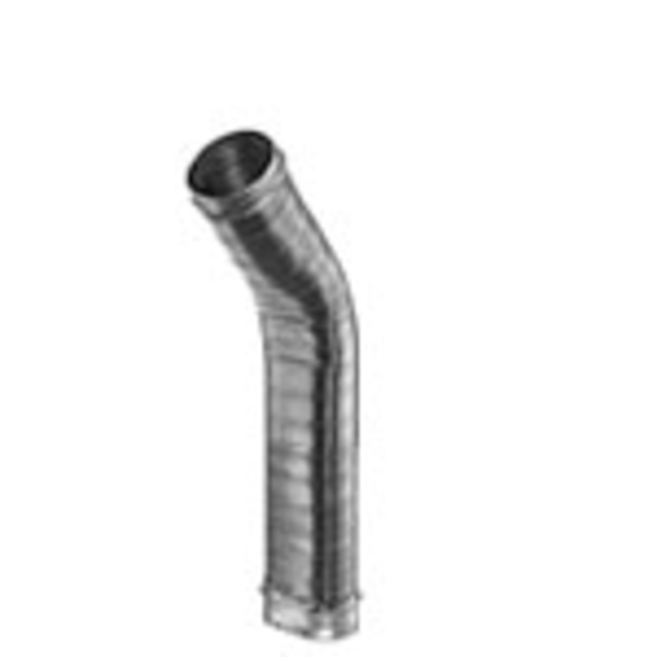 8'' x 36'' DuraLiner Oval-to-Round Flex Chimney Relining Pipe - 8DLR-36ORF