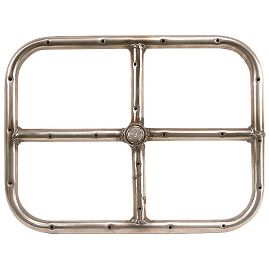 12'' Stainless Steel Rectangle Fire Ring