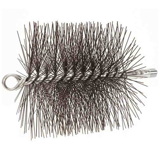 9" Round Light-Duty (Wire) Chimney Brush 1/4" NPT