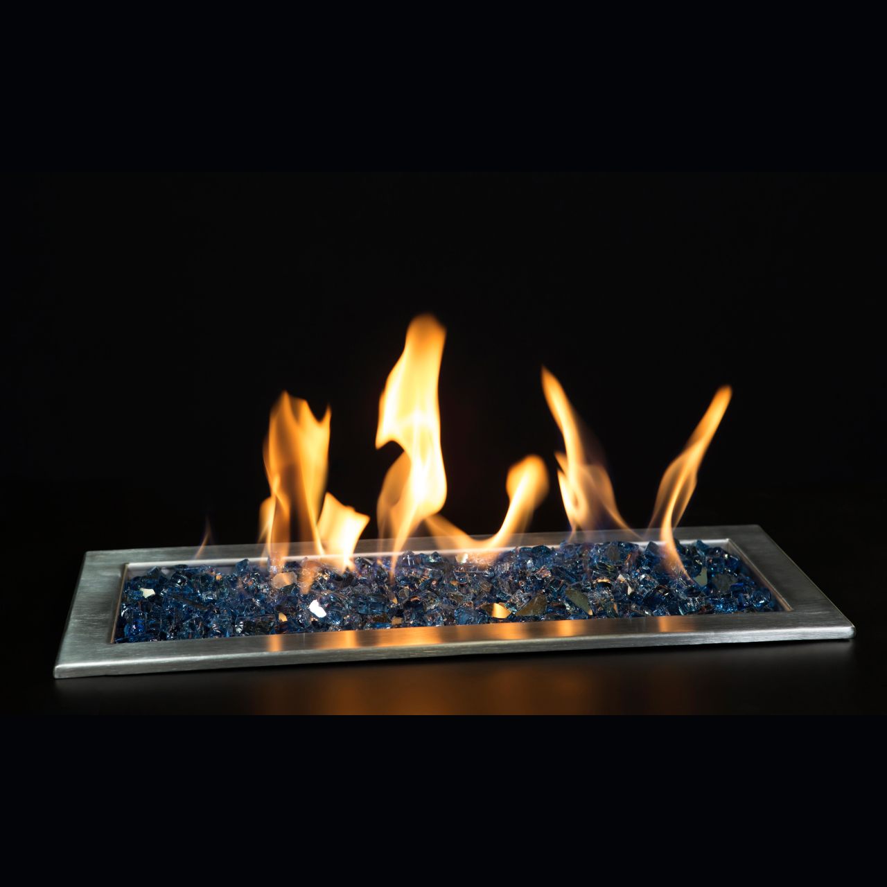 Grand Canyon Gas Logs Fire Glass 10 lbs. - Poseidon Blue (COBALT)