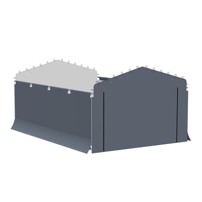Arrow 12  x 20 Enclosure Walls ONLY for Carport - Gray
