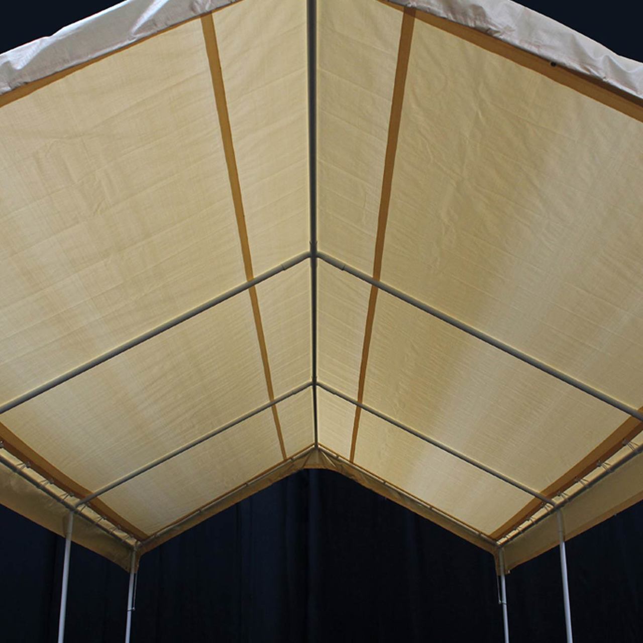 King Canopy 10' x 20' Tan Hercules Canopy