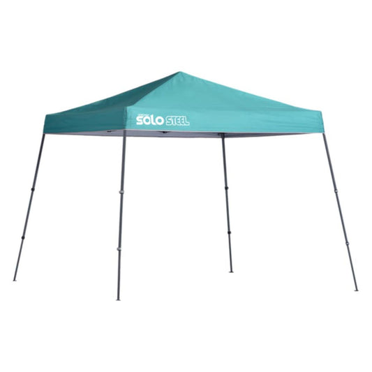 Solo Steel 64 10' x 10' Slant Leg Canopy - Turquoise