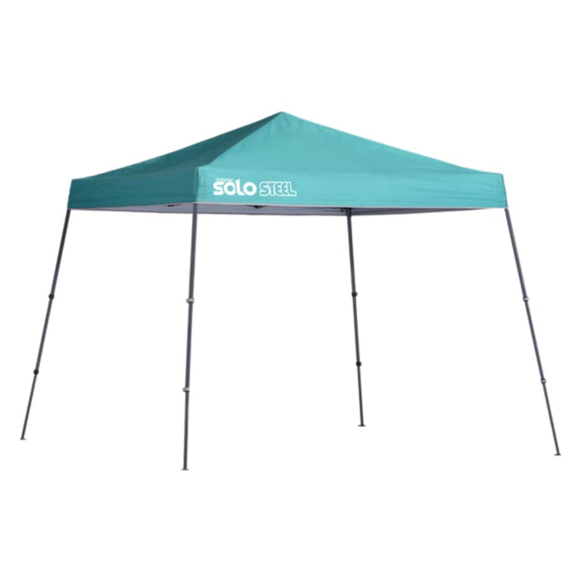 Solo Steel 64 10' x 10' Slant Leg Canopy - Turquoise