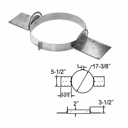 14" DuraChimney II Supplementary Support - 14DCA-SS