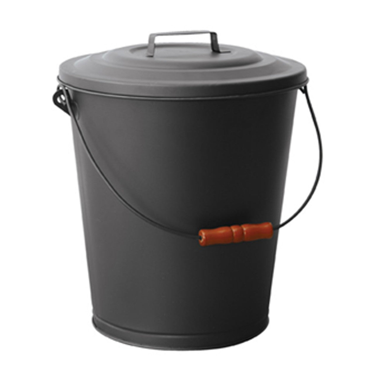 Black Ash Bin with Lid
