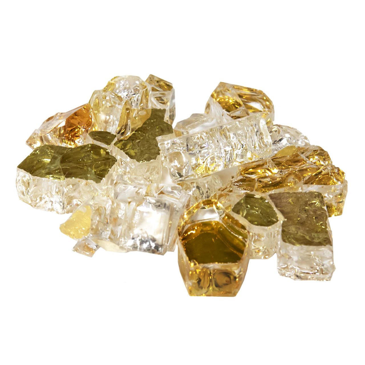Grand Canyon Gas Logs Fire Glass 10 lbs. - Amber Diamond (AMBER)