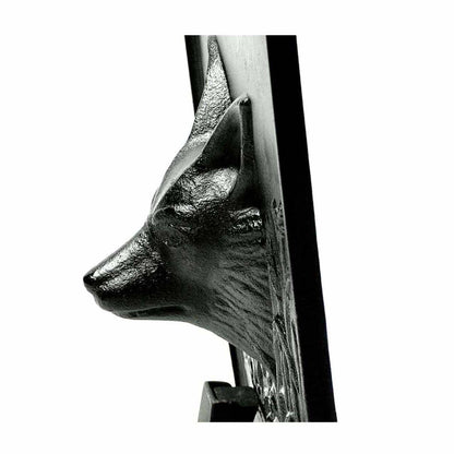 Fox Cast Iron Fireback - 25" H x 23" W