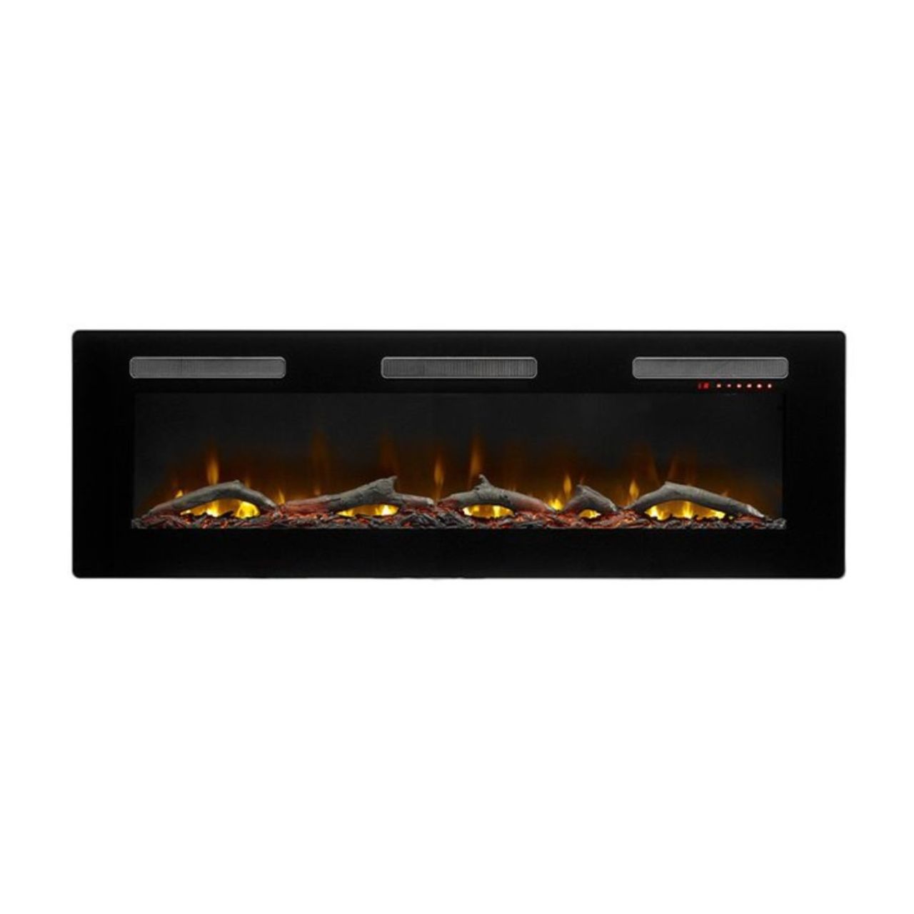 Dimplex Sierra 4777 BTU / 1400W 60 Inch Wide Vent-Free Electric Fireplace - X-SIL60