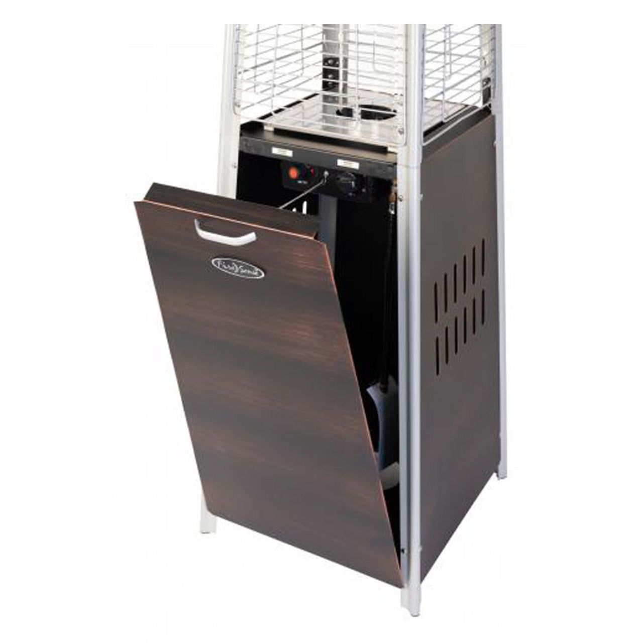 Coronado Brushed Bronze Pyramid Flame Patio Heater