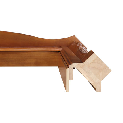 48" Deauville Fruitwood Finish Fireplace Mantel by Pearl Mantels