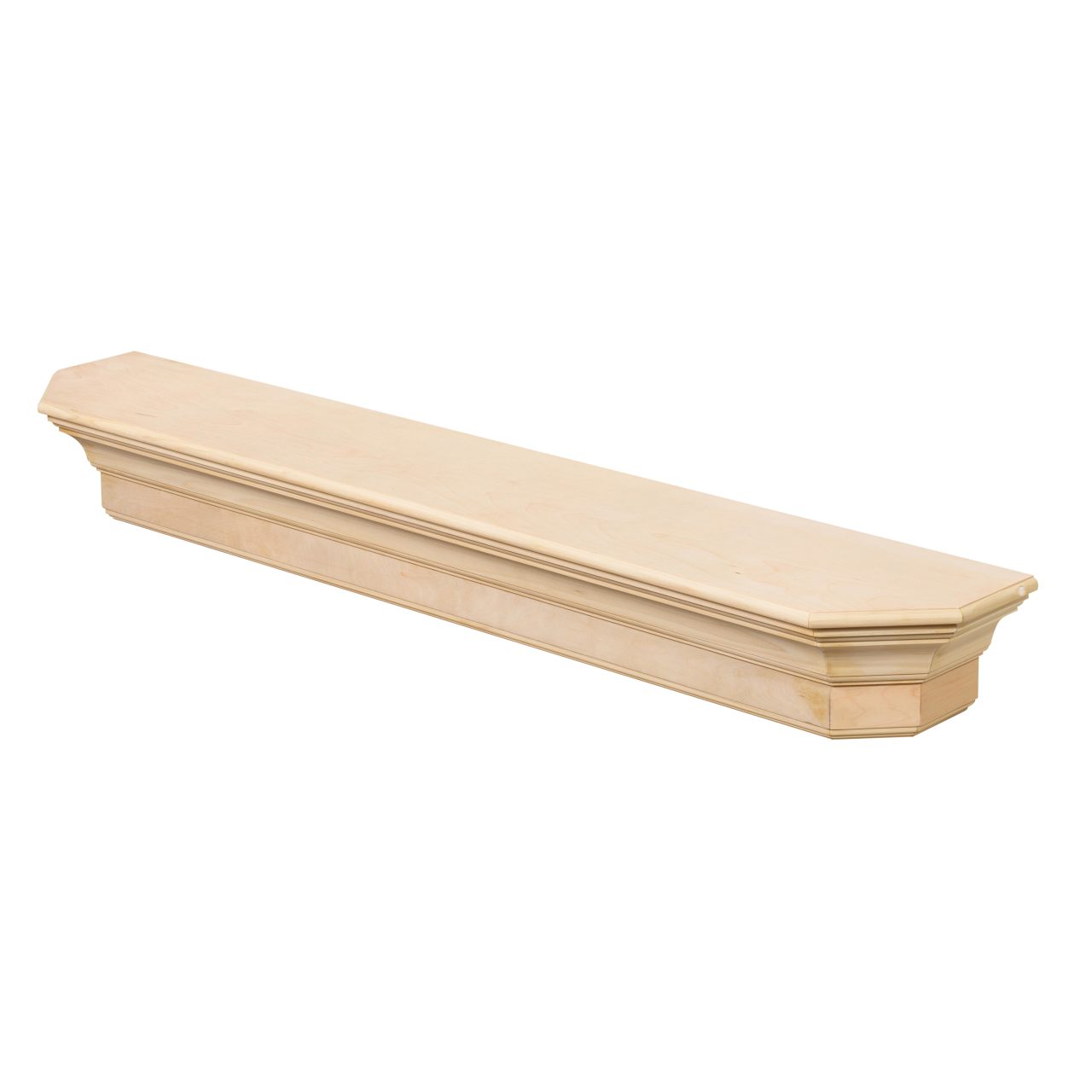 60" Lindon Unfinished Fireplace Shelf by Pearl Mantels