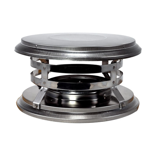 6" DuraTech Round Chimney Cap - 6DT-VC