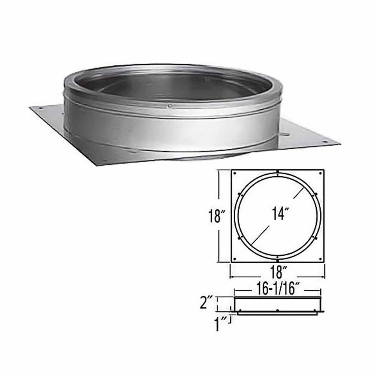 14" DuraTech Anchor Plate - 14DT-AP