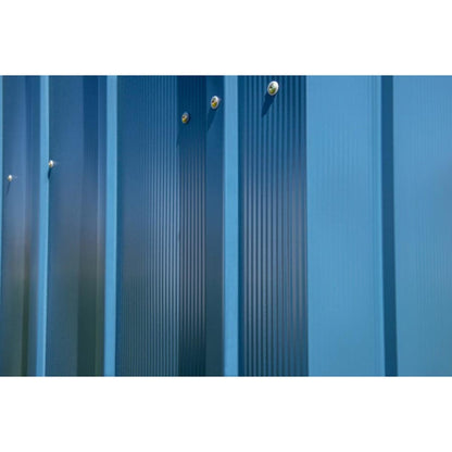 Arrow Classic Steel Storage Shed  10' x 4' , Blue Gray