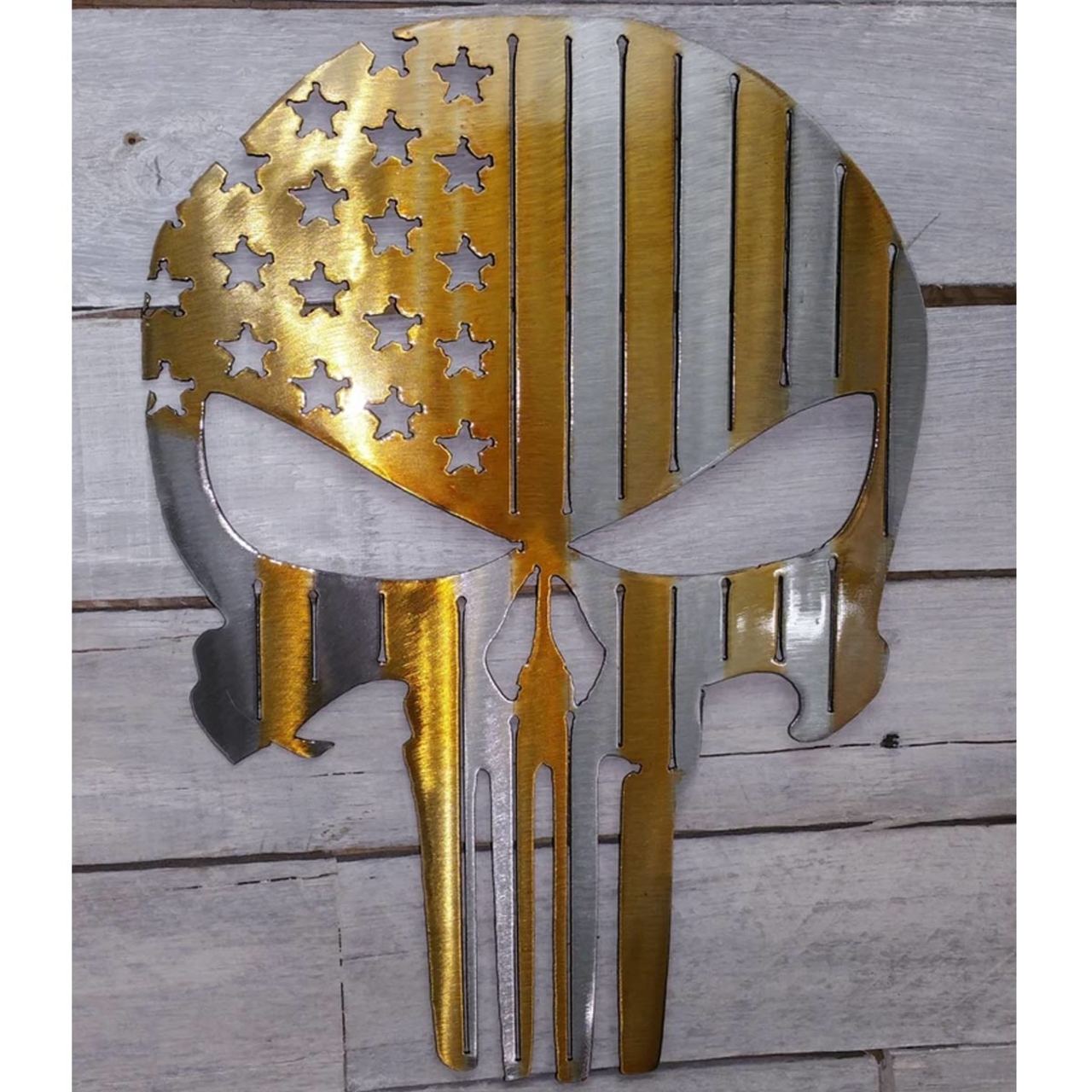 24" Decorative Metal Art - Punisher