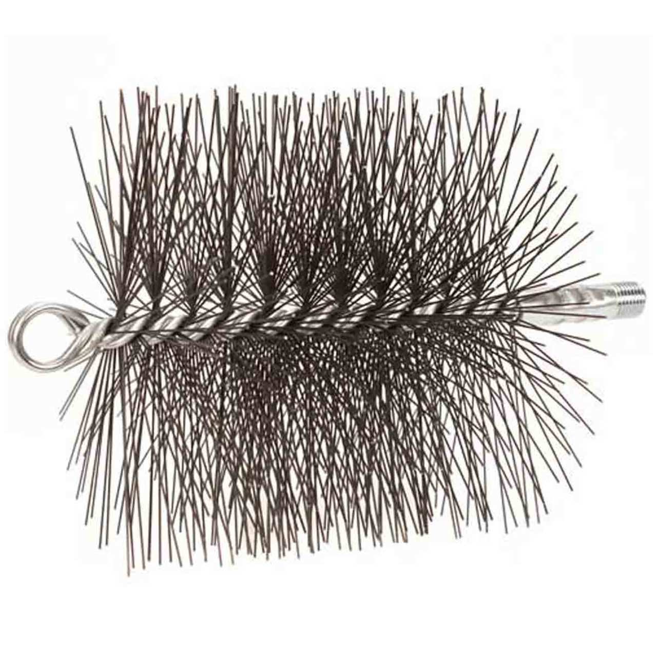 7" Round Light-Duty (Wire) Chimney Brush 1/4" NPT