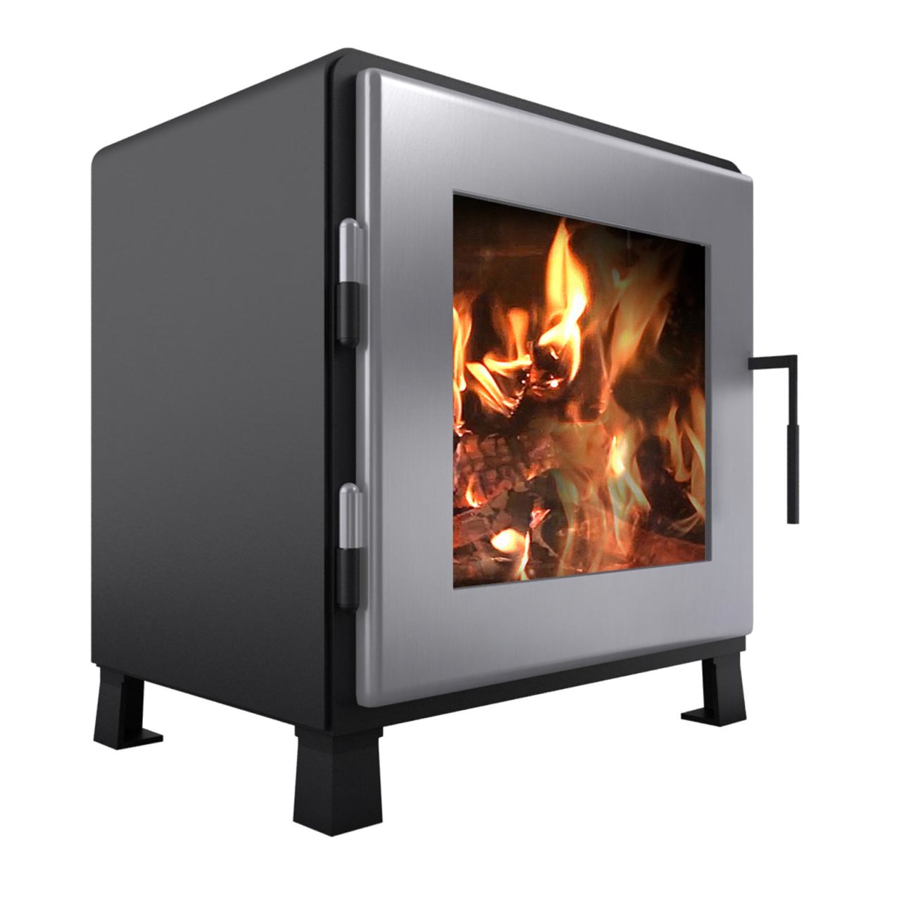 Nova 2 Wood Burning Stove - Charcoal