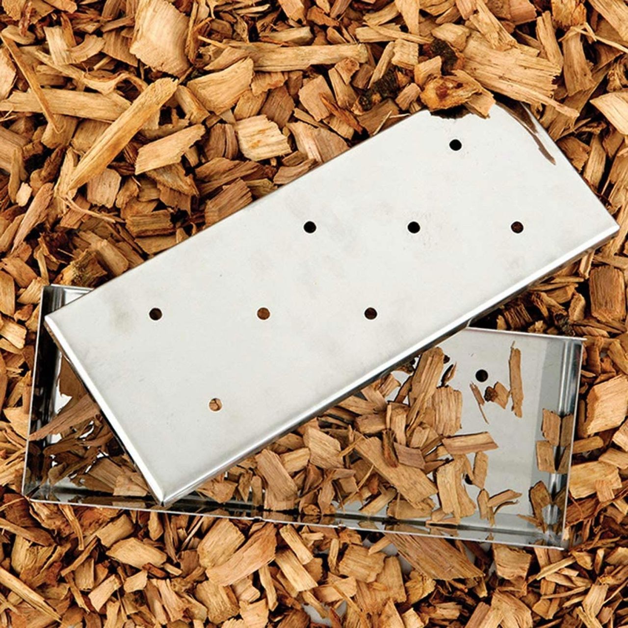 Stainless Steel Smoker Box With Lid