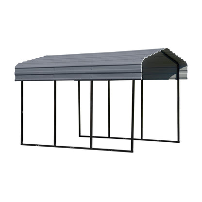 Arrow 10' x 15' x 9' Carport - Charcoal
