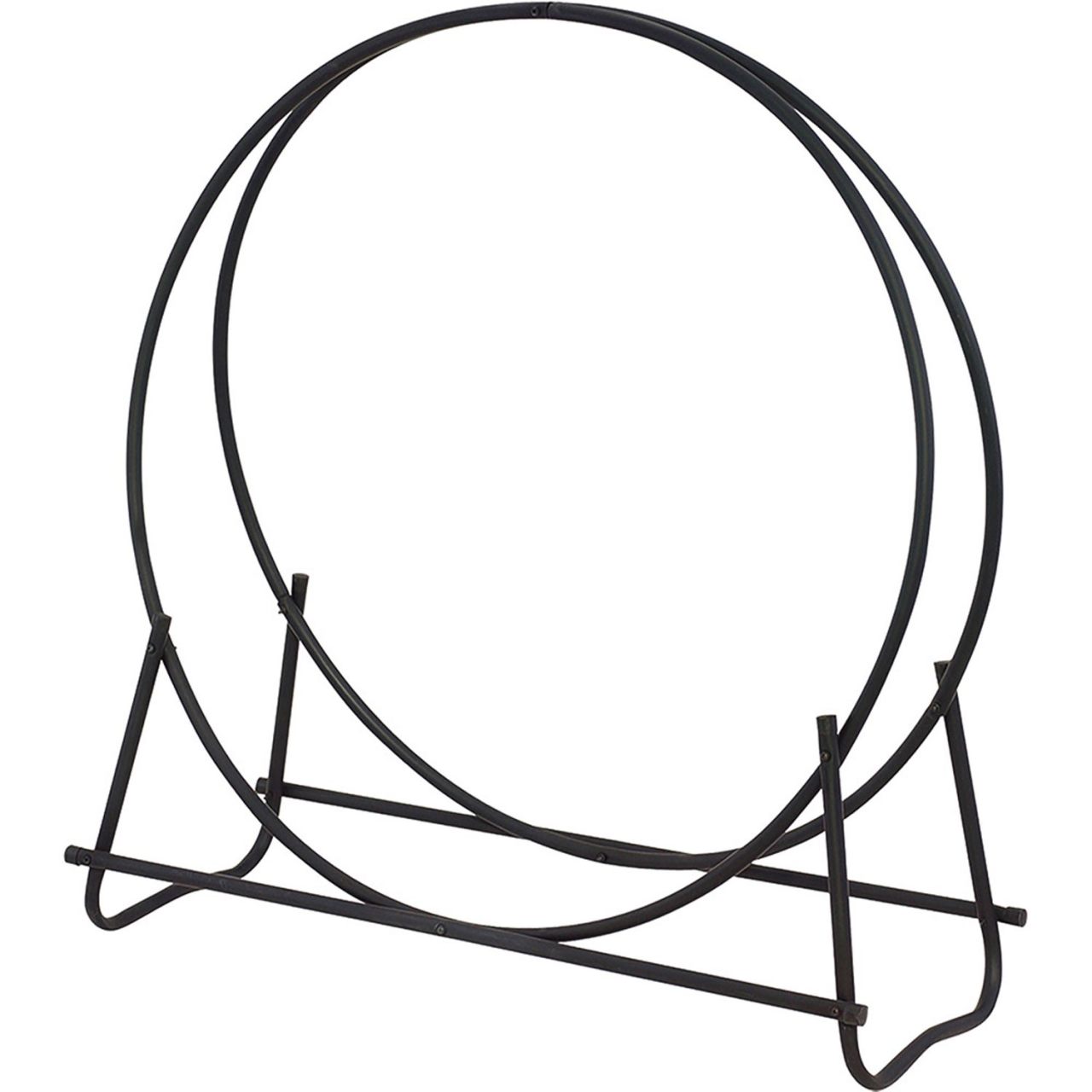 40" Black Tubular Log Hoop