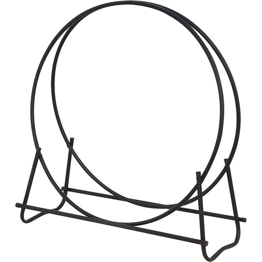 40" Black Tubular Log Hoop