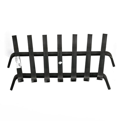 24" Black Lifetime Fireplace Grate - Extra Heavy-Duty