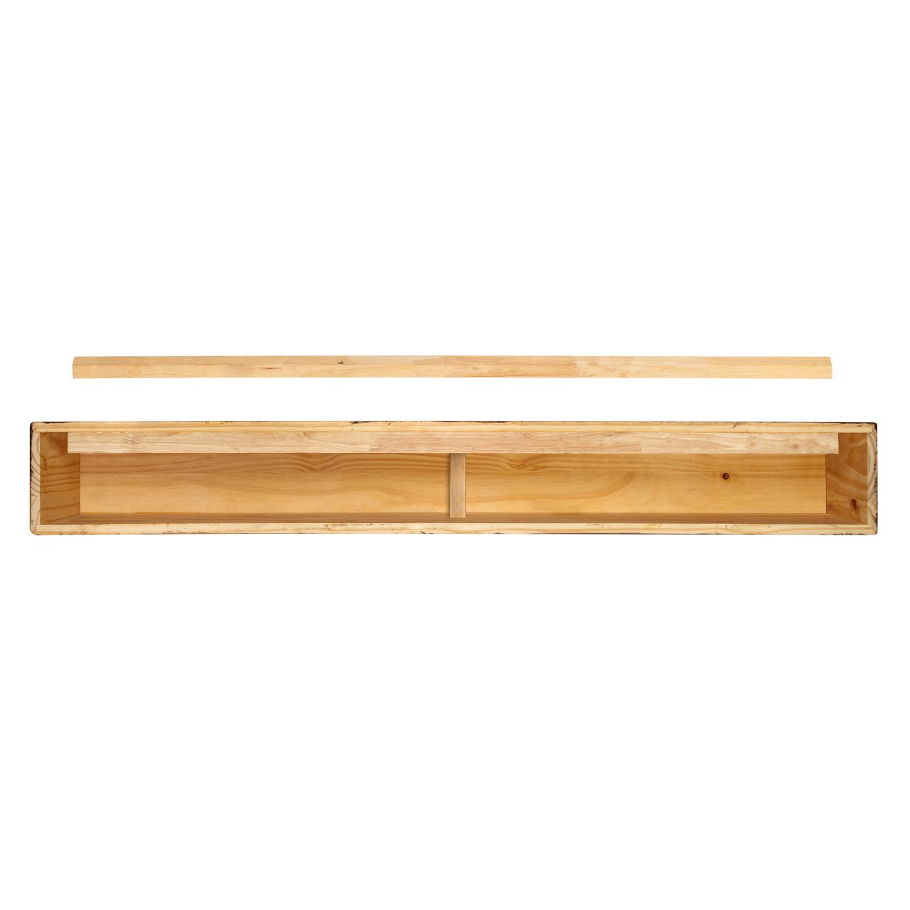 60" Lexington Fireplace Shelf by Pearl Mantels - Medium Rustic Finish