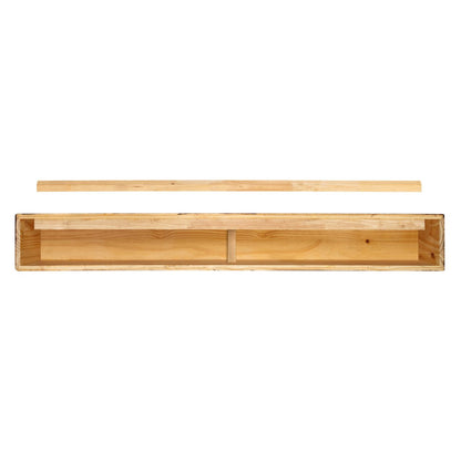 60" Lexington Fireplace Shelf by Pearl Mantels - Medium Rustic Finish