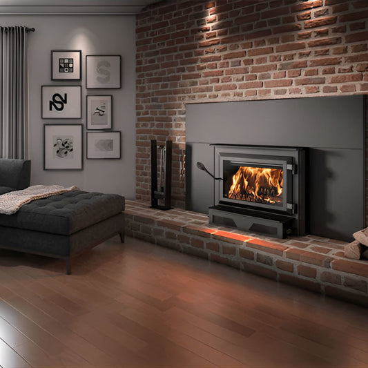 Ventis HEI240 High-Efficiency Wood Insert with Powerful Blower for Enhanced Heating