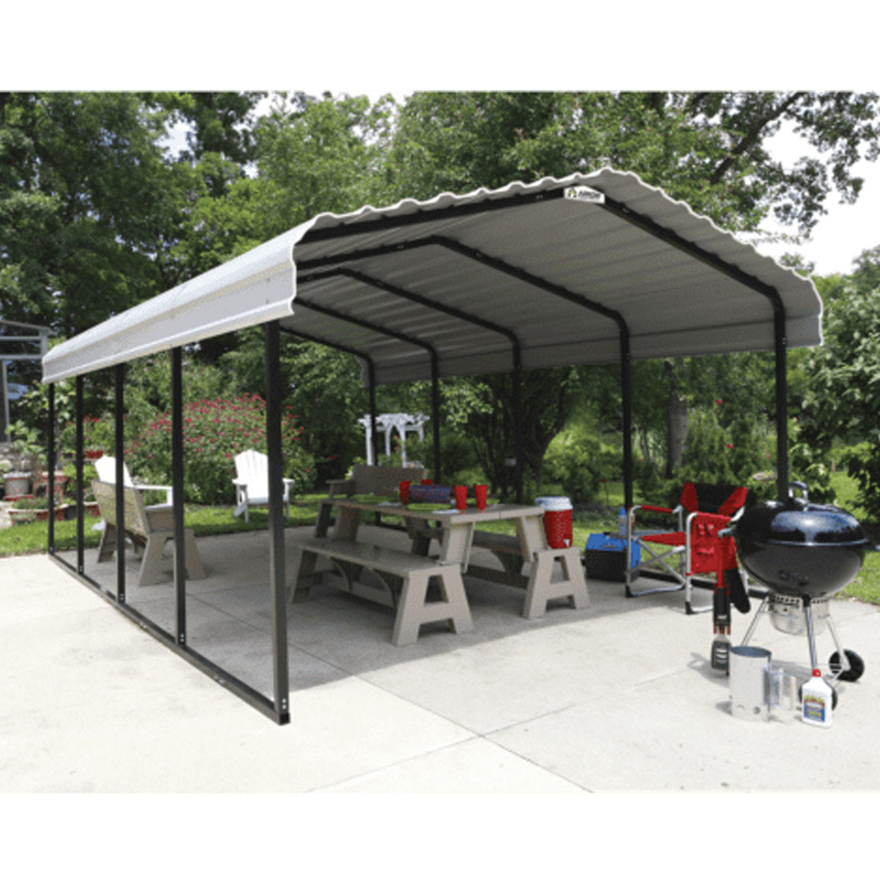 Arrow Carport 12 x 20 x 7 Ft. - Eggshell