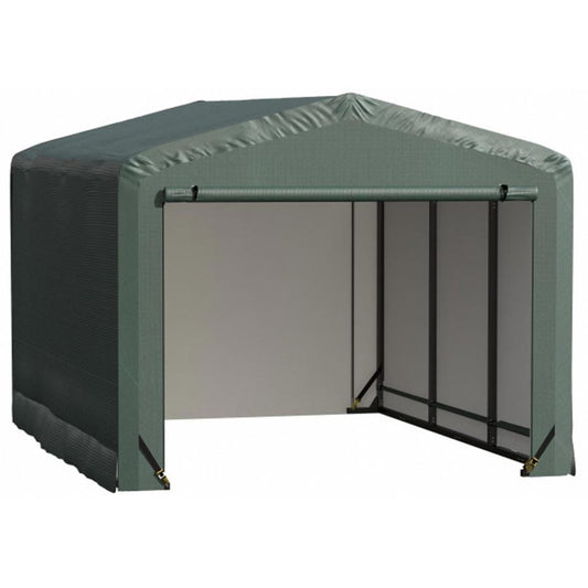 ShelterTube 10' x 14' x 8' Wind & Snow-Load Rated Garage -  Green