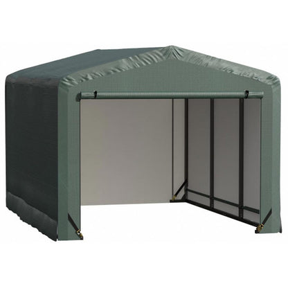 ShelterTube 10 x 14 x 8 Wind & Snow-Load Rated Garage -  Green