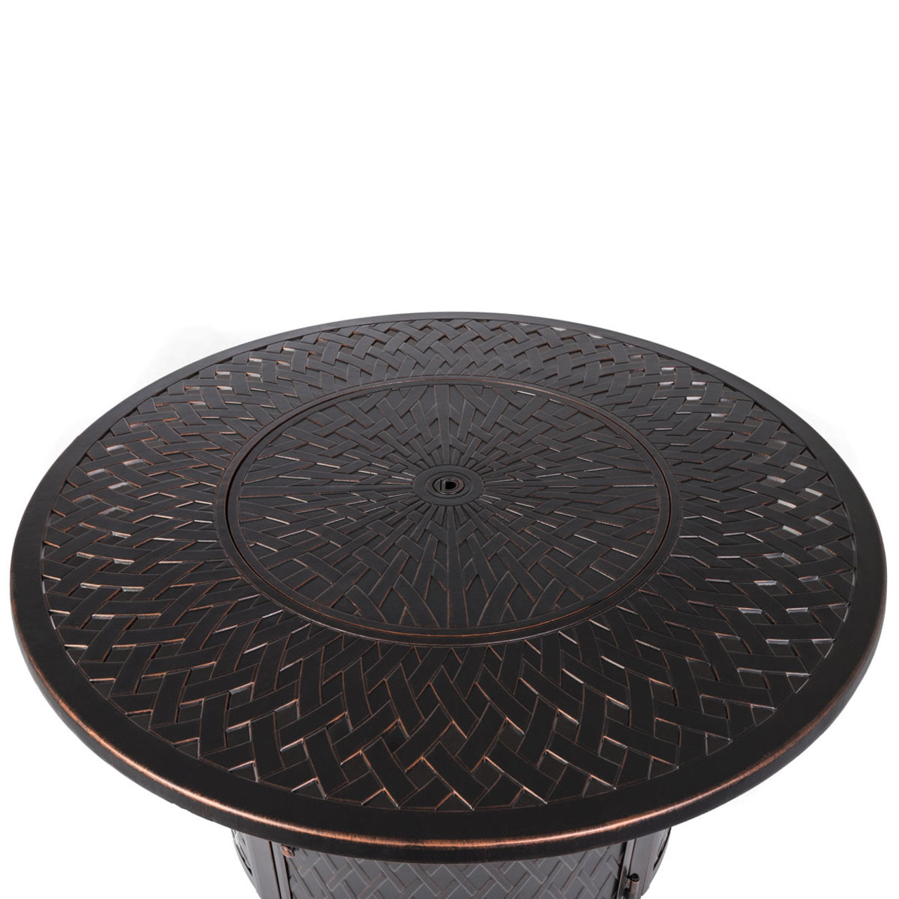 Fire Sense Verona Aluminum Round LP Fire Pit - 62695