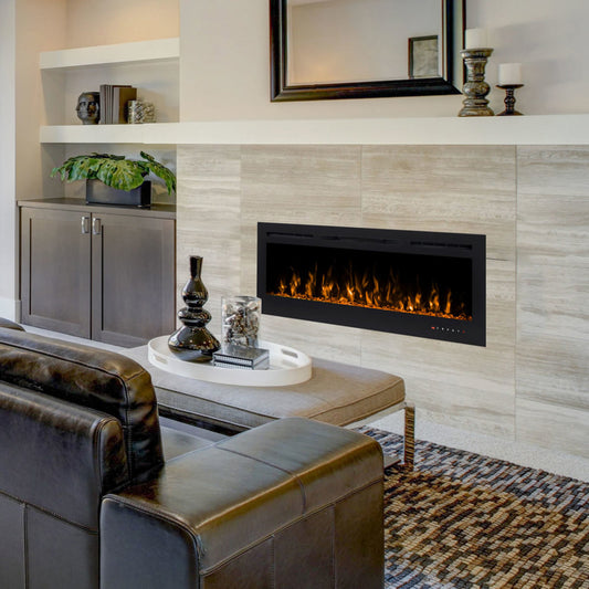 Modern Flames Challenger 50" Recessed Electric Fireplace - CEF-50B
