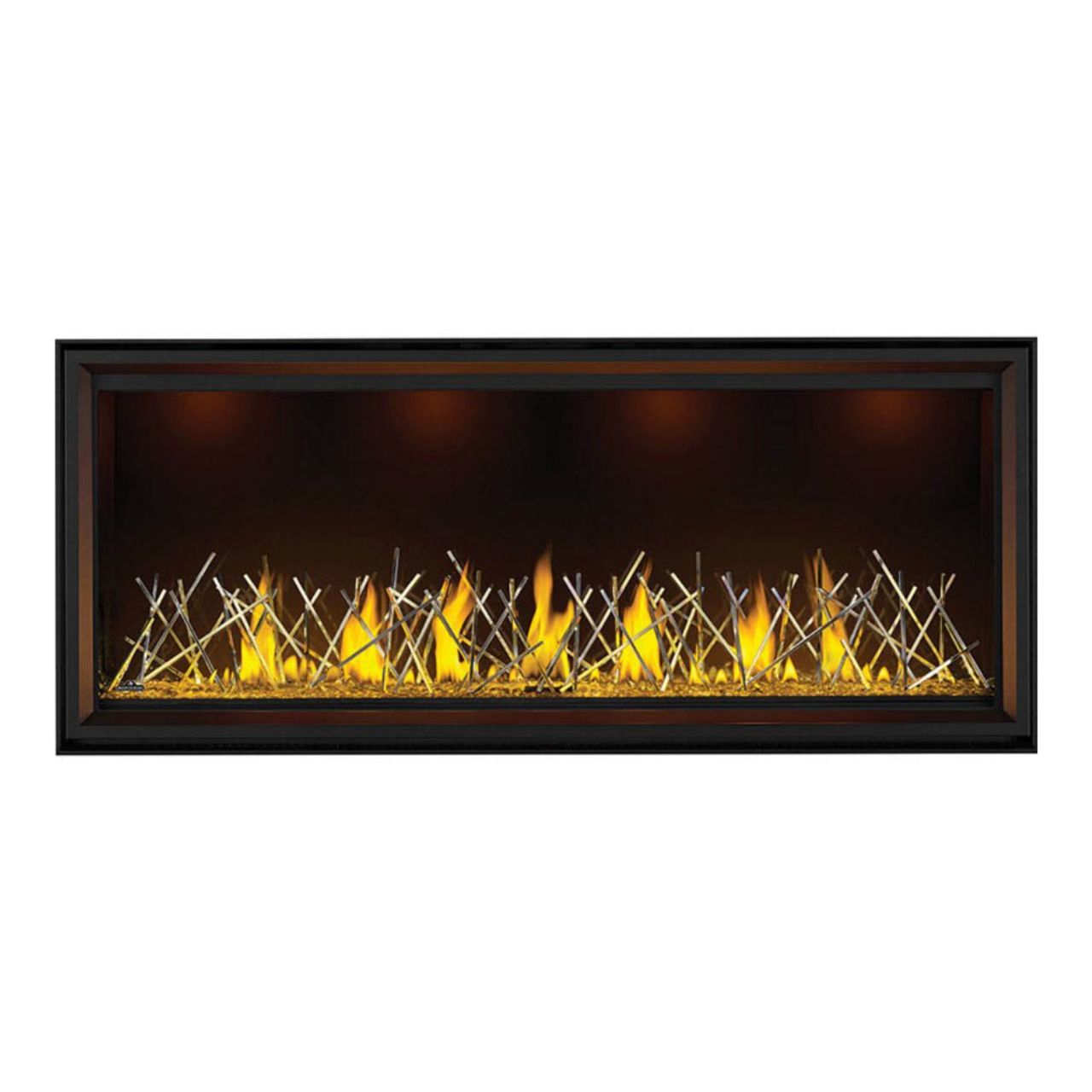 Napoleon Tall Linear Vector Direct Vent 62" Natural Gas Fireplace with Luminous Logs - TLV62N