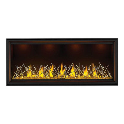 Napoleon Tall Linear Vector Direct Vent 62" Natural Gas Fireplace with Luminous Logs - TLV62N