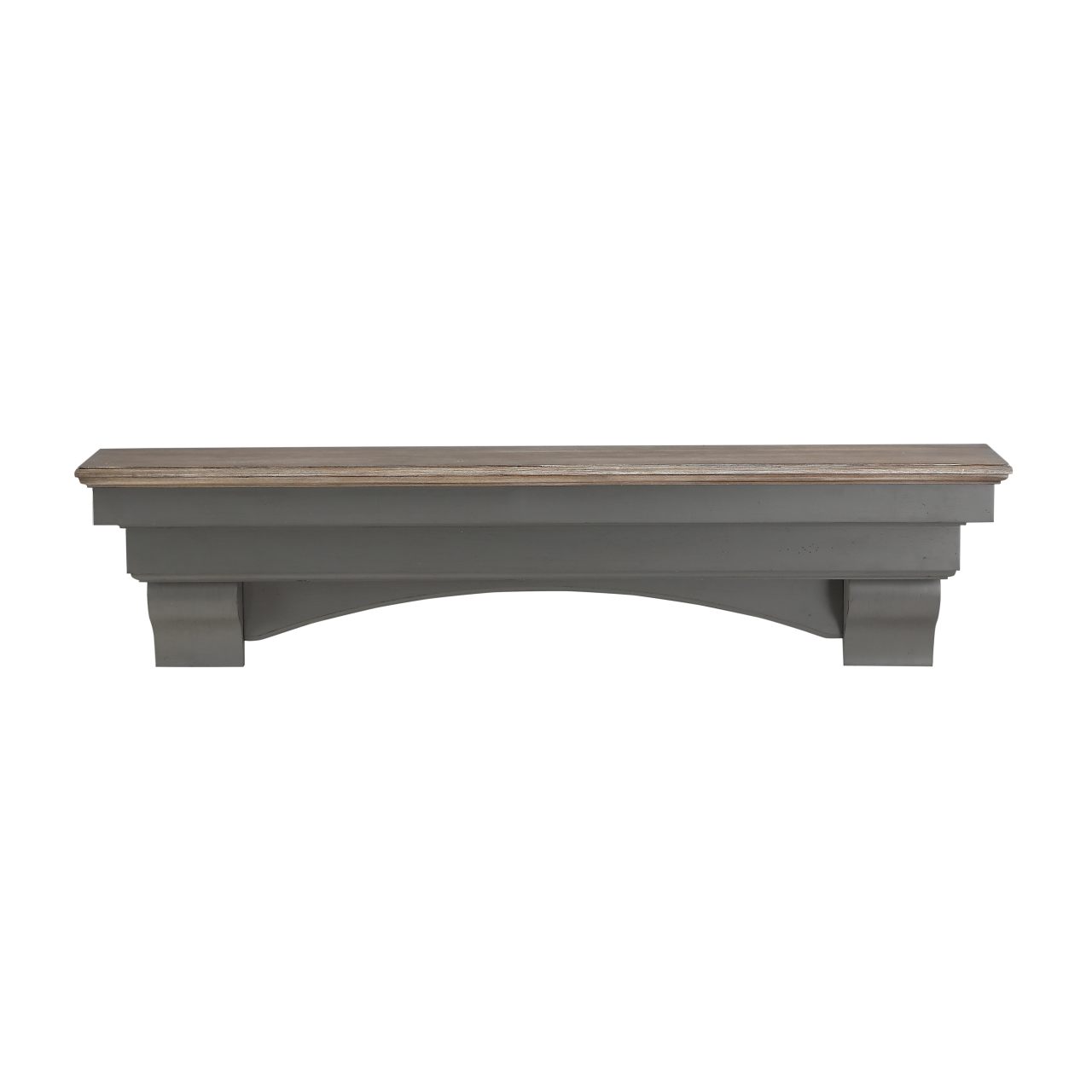 72" Hadley Fireplace Shelf by Pearl Mantels - Cottage Distressed Finish