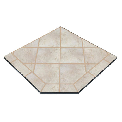 Cabo Carmel 48" x 48" Single Cut Corner Hearth Pad